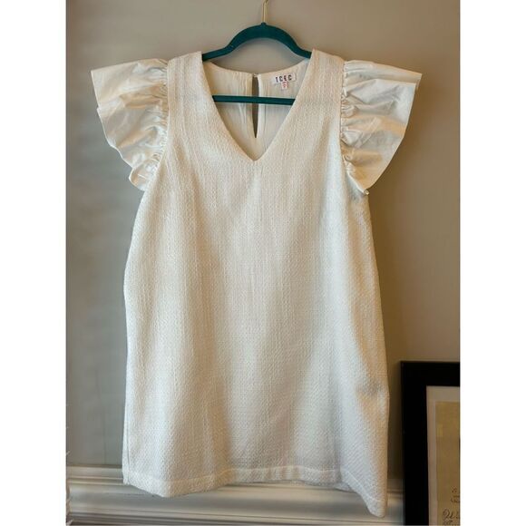 TCEC Mixed Media Shift dress size M EUC - Picture 2 of 7